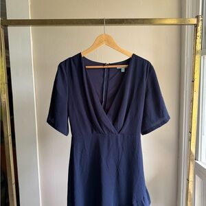 Elegant Navy Blue Dress